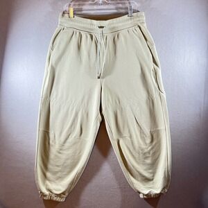 782 | Lululemon Baggy High Rise French Terry Jogger Pant Sage Green Womens 12
